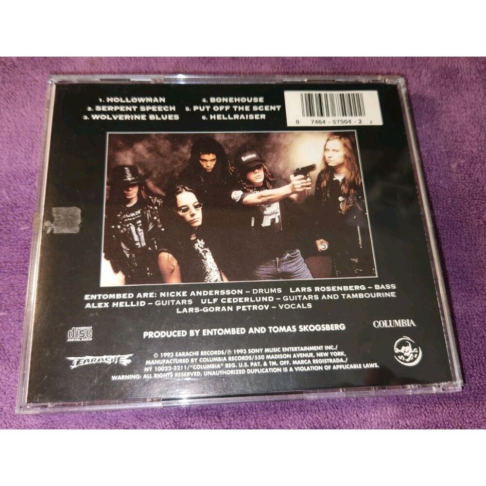 ENTOMBED cd HOLLOWMAN ck 57504 - Picture 2 of 4